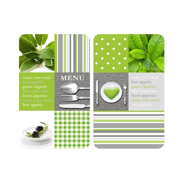 Sada 2 sklenených krytov na sporák Wenko Menu