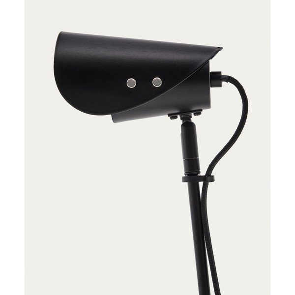 Čierna kovová stolová lampa s klipom (výška  51 cm) Jula – Kave Home-image-4