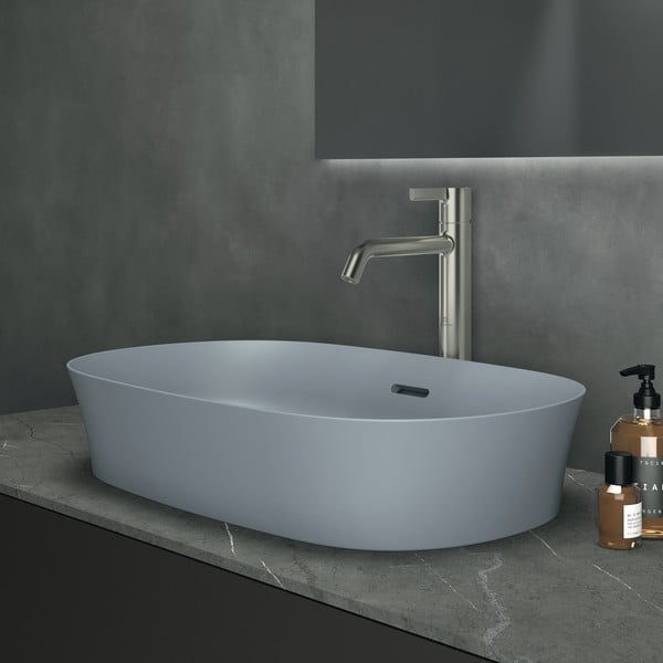 Svetlomodré keramické umývadlo 60x38 cm Ipalyss – Ideal Standard-image-1