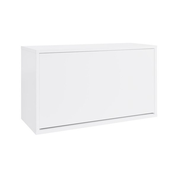 Biela výklopná/závesná skrinka na topánky 70x30x40 cm – ReCollector