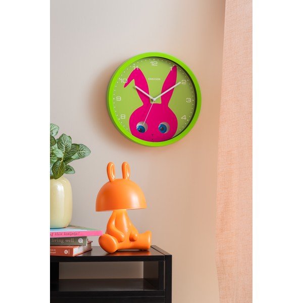 Detské hodiny ø 31 cm Peekaboo Bunny – Karlsson-image-1