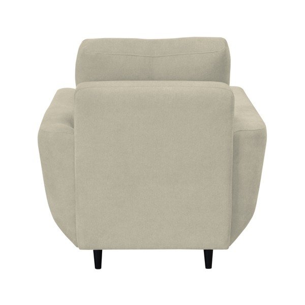 Krémové kreslo Mazzini Sofas Cedar, tmavé nohy-image-3