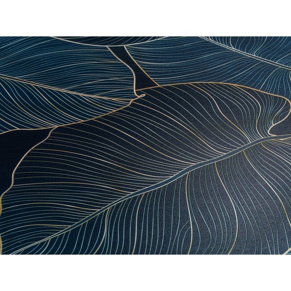 Modrá záchodová doska s ľahkým zatváraním Wenko Big Leaves, 38 x 45 cm-image-1