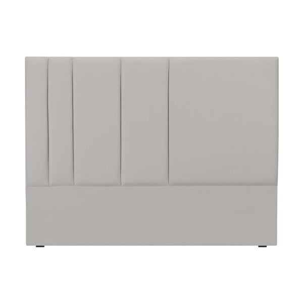Sivé čelo postele Mazzini Sofas Dahlia, 120 × 140 cm
