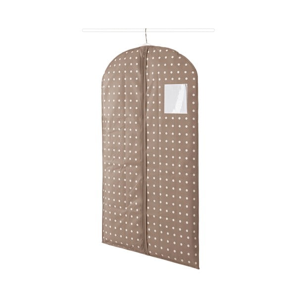 Béžový obal na šaty Compactor Dots, 100 cm