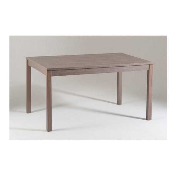 Sivý drevený rozkladací jedálenský stôl Castagnetti Top, 140 cm
