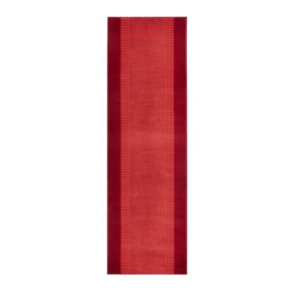 Červený behúň Hanse Home Basic, 80 x 350 cm