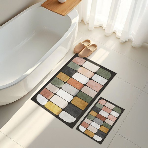 Kúpeľňové predložky v súprave 2 ks 60x100 cm – Foutastic-image-4