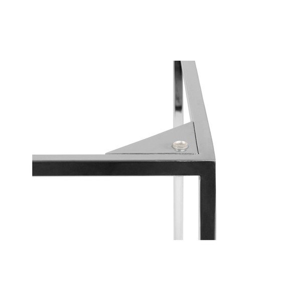 Zelený mramorový konferenčný stolík s chrómovými nohami TemaHome Gleam, 50 cm-image-4