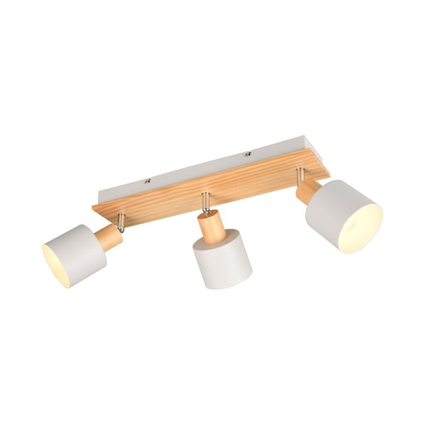 Bodové svietidlo v bielo-prírodnej farbe ø 9 cm Shanti – Trio-image-1