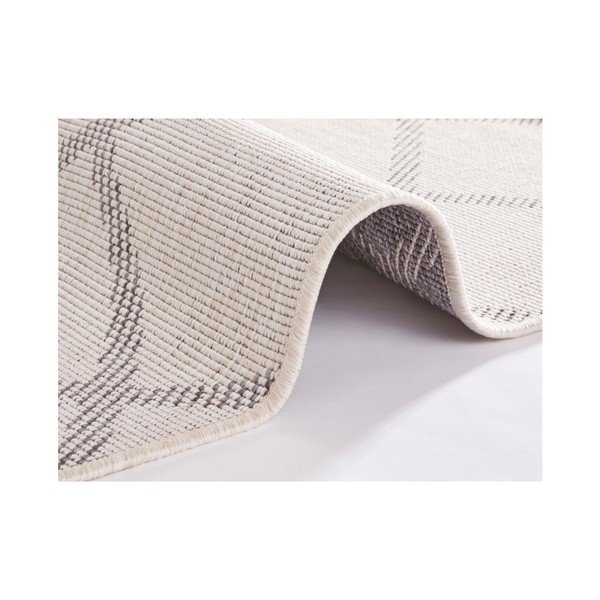 Sivo-krémový obojstranný behúň vhodný aj do exteriéru Bougari Corsica, 80 × 350 cm-image-3