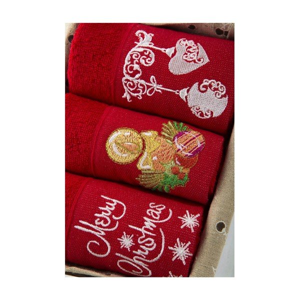 Sada 3 uterákov Xmas V4, 30x50 cm-image-1