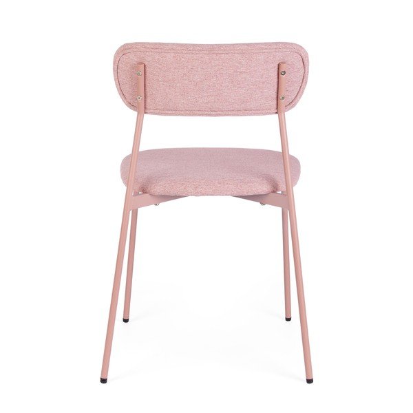 Ružová čalúnená jedálenská stolička Inka – Yes Everyday-image-4