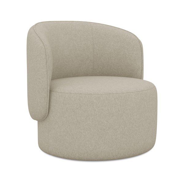 Béžové kreslo Ipo – Makamii