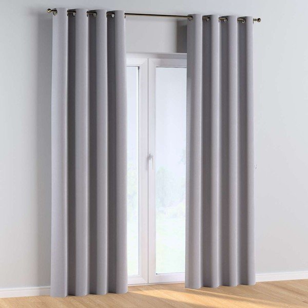 Sivý záves 260x130 cm Posh Velvet - Yellow Tipi-image-1