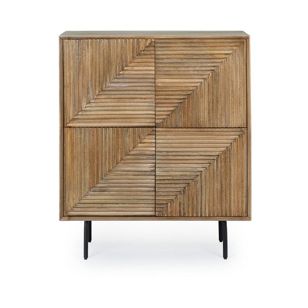 Skrinka z mangového dreva v prírodnej farbe 92x110x40 cm Darsey – Bizzotto-image-1