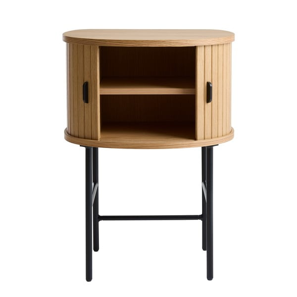 Nočný stolík v prírodnej farbe Nola – Unique Furniture-image-3