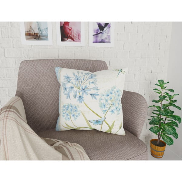 Obliečka na vankúš Vitaus Russado Azul Dos, 43 × 43 cm-image-1