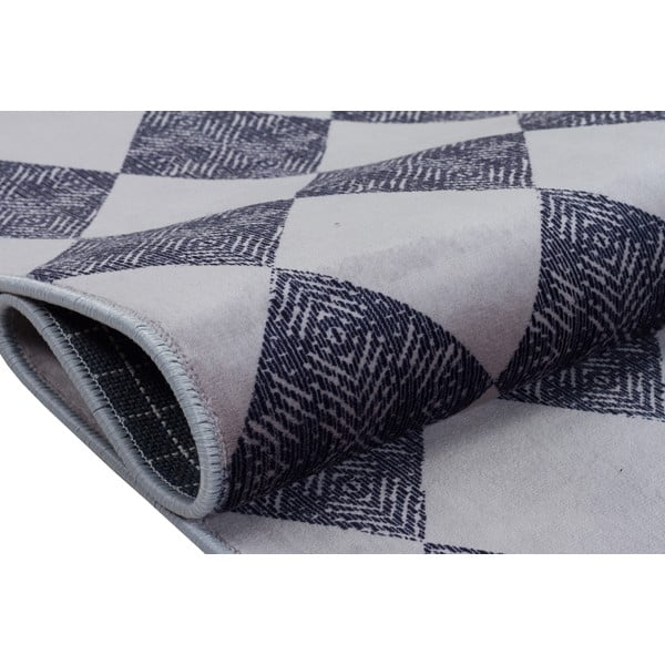 Sivý umývateľný koberec 180x120 cm - Vitaus-image-3