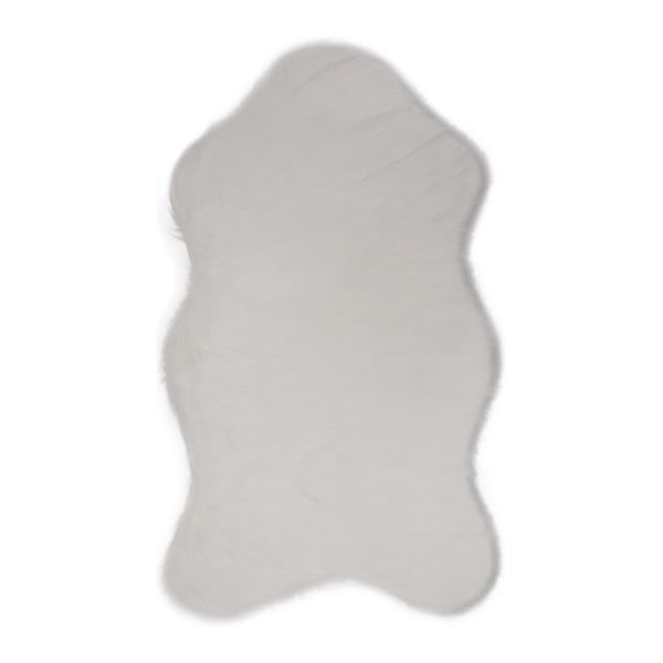 Biely koberec z umelej kožušiny Pelus White, 90 × 150 cm