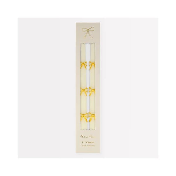 Sviečky v súprave 2 ks doba horenia 5 h Bow – Meri Meri-image-2