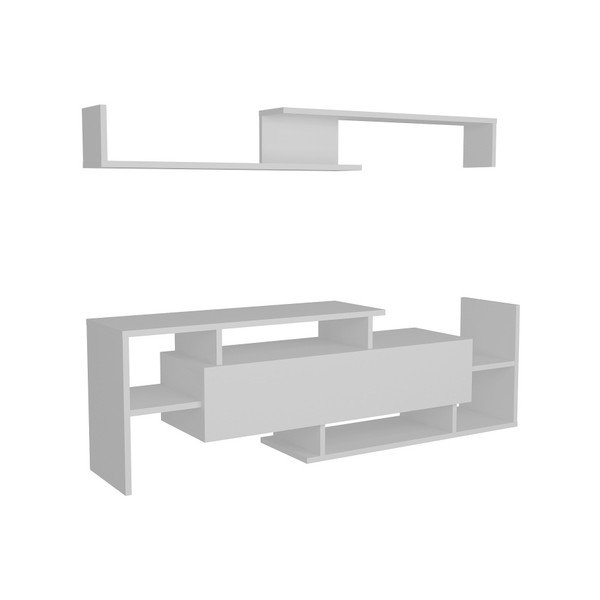 Biela TV súprava 154x42 cm Dream – Kalune Design