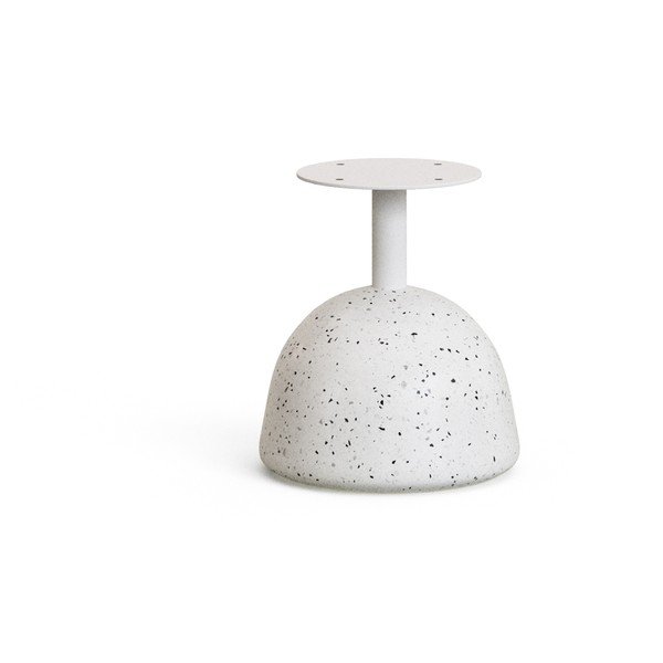 Okrúhly konferenčný stolík s doskou z akácie v bielo-prírodnej farbe ø 55 cm Saura – Kave Home-image-3