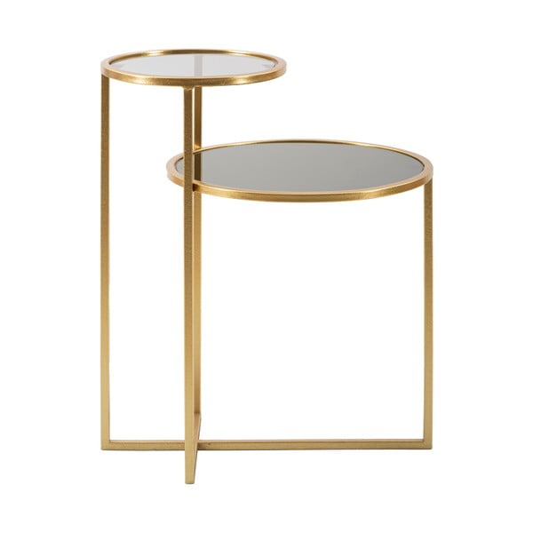 Okrúhly konferenčný stolík v zlatej farbe 40x50 cm - Mauro Ferretti
