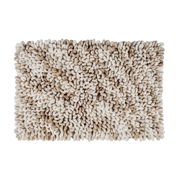 Béžová textilná kúpeľňová predložka 60x90 cm Lerici – Wenko