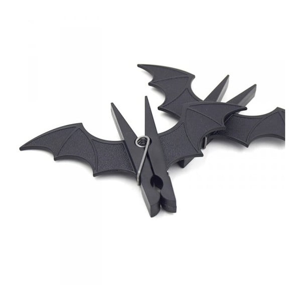 Sada 2 štipcov na bielizeň v tvare netopiera Gift Republic Bat