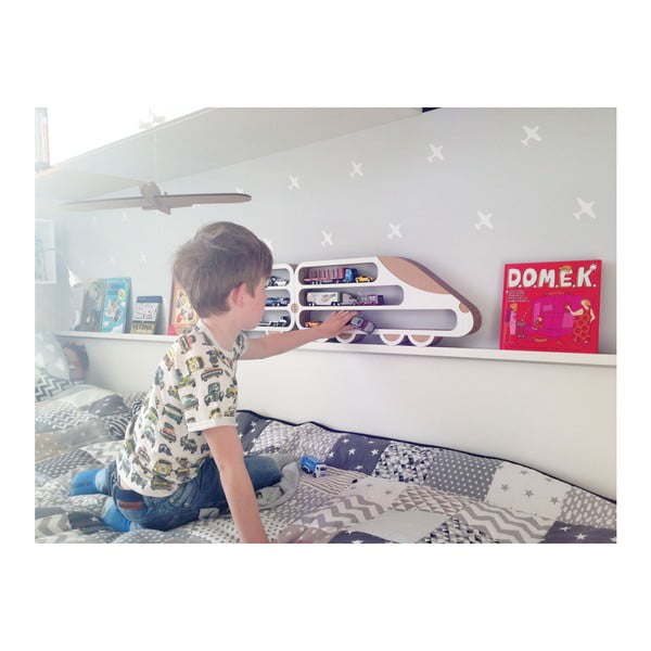 Set 2 poličiek Unlimited Design for kids Lokomotíva a vagón-image-2