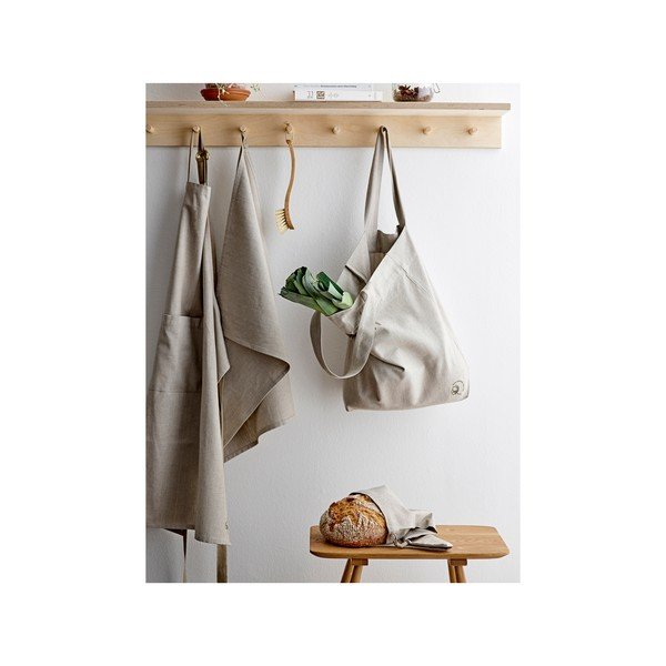 Béžová zástera z organickej bavlny Södahl Chambray-image-1