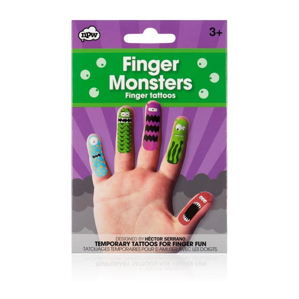 Sada tetovania na prsty npw™ Monster