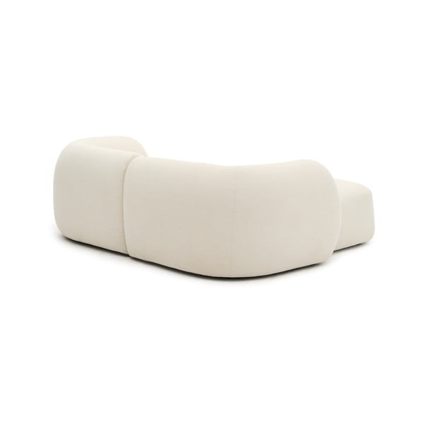 Krémová ženilková rohová pohovka (ľavý roh/s leňoškou) Martina – Kave Home-image-4