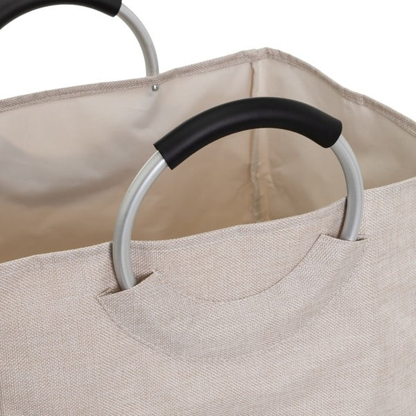 Sivo-béžové látkové koše na bielizeň v súprave 2 ks – Casa Selección-image-2