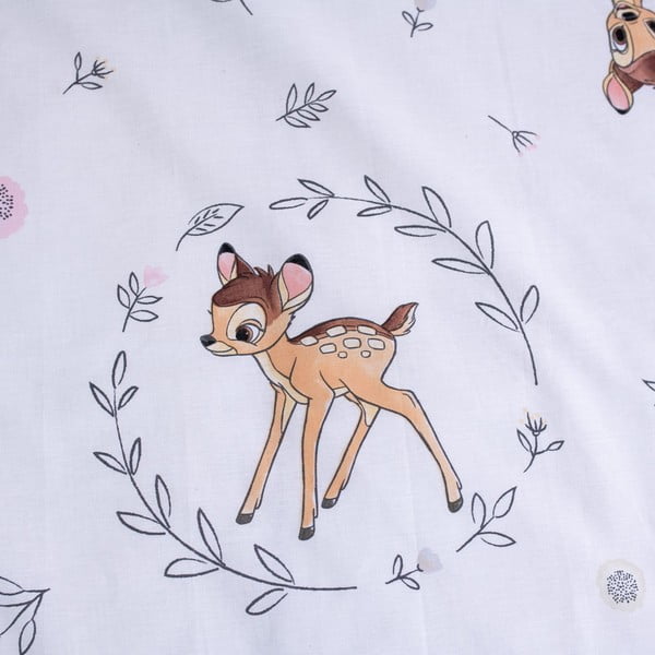 Bavlnené detské obliečky do postieľky 100x135 cm  Bambi "Beige" – Jerry Fabrics-image-4