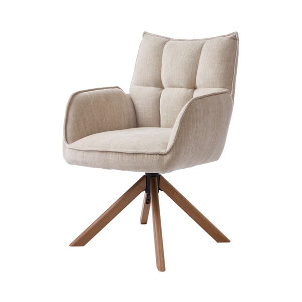 Krémovobiele čalúnené jedálenské kreslá v súprave 2 ks Marilla – Unique Furniture