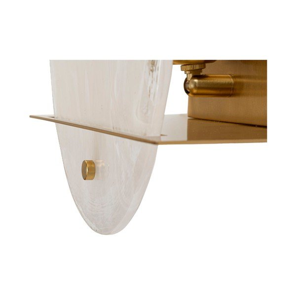 Sklenené nástenné svietidlo v zlatej farbe Portlan – Mauro Ferretti-image-4