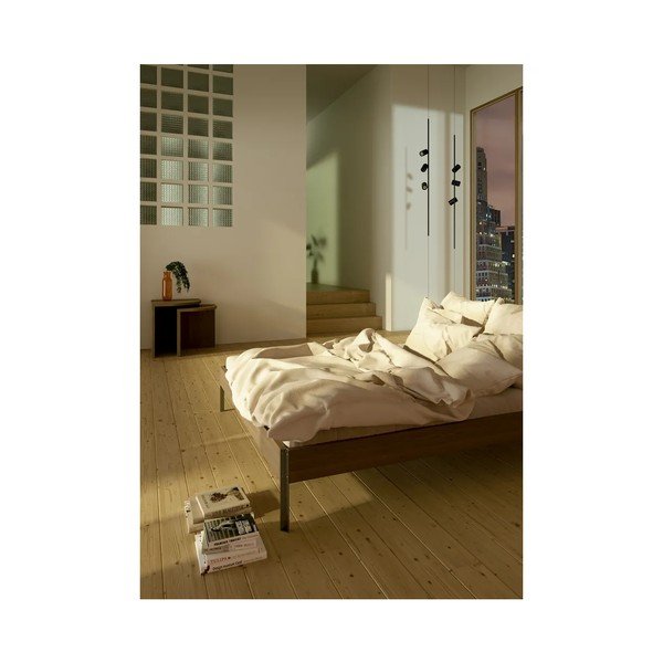 Dvojlôžková posteľ z borovicového dreva bez čela s roštom 160x200 cm v prírodnej farbe Core – Karup Design-image-4