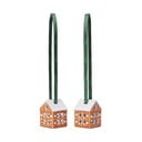 Keramické vianočné ozdoby v súprave 2 ks 5 cm Gingerbread – Kähler Design