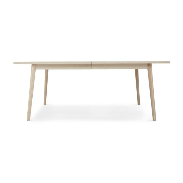 Rozkladací jedálenský stôl s doskou v dubovom dekore v prírodnej farbe 100x200 cm Nyborg – Furnhouse-image-1