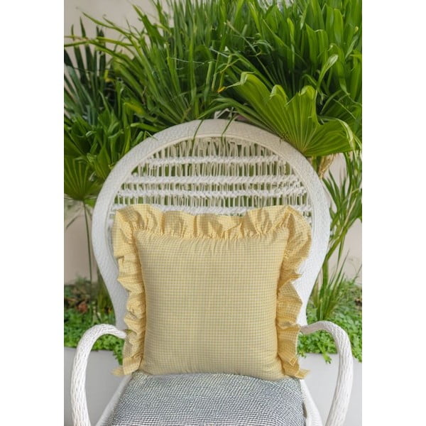 Bavlnená obliečka na vankúš 45x45 cm Ruffled – Mila Home-image-1