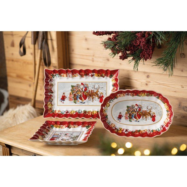 Porcelánový servírovací tanier s vianočným motívom Villeroy & Boch, 30 x 19,8 cm-image-3