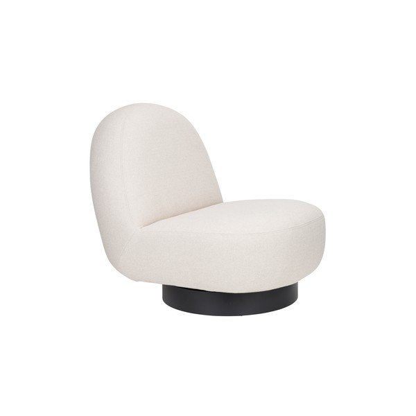 Krémové otočné kreslo Eden – Zuiver