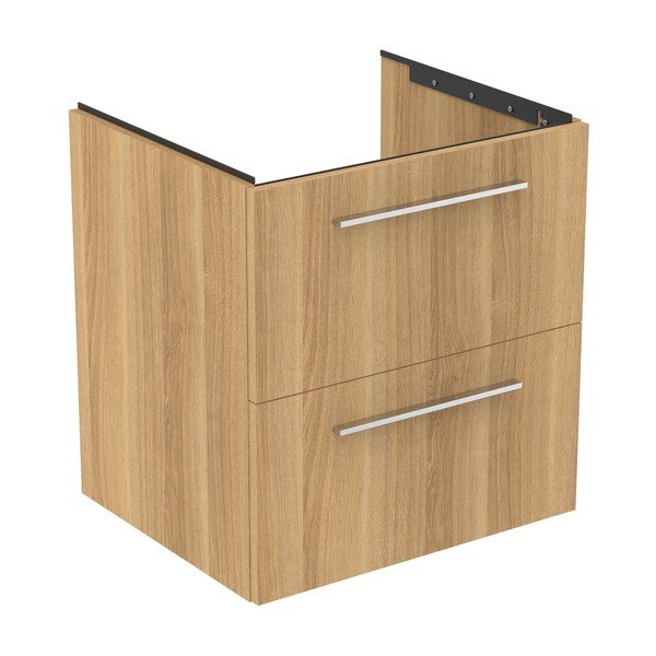 Závesná skrinka pod umývadlo v dekore duba v prírodnej farbe 60x63 cm i.Life B – Ideal Standard-image-3