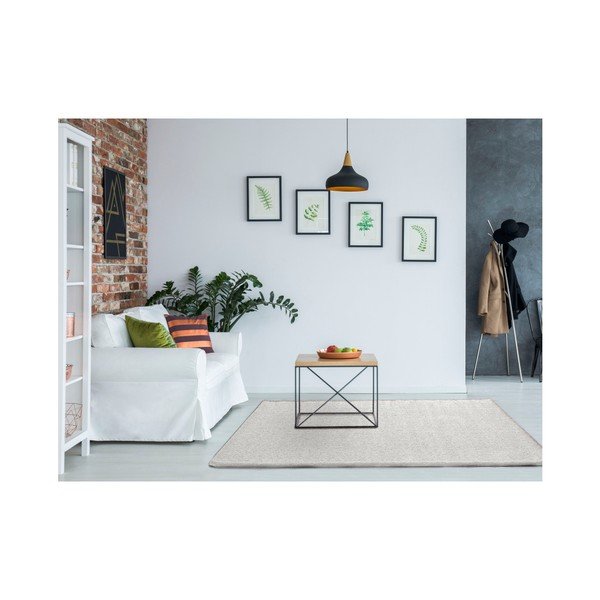 Biely koberec Universal Benin Liso White, 120 × 170 cm-image-1