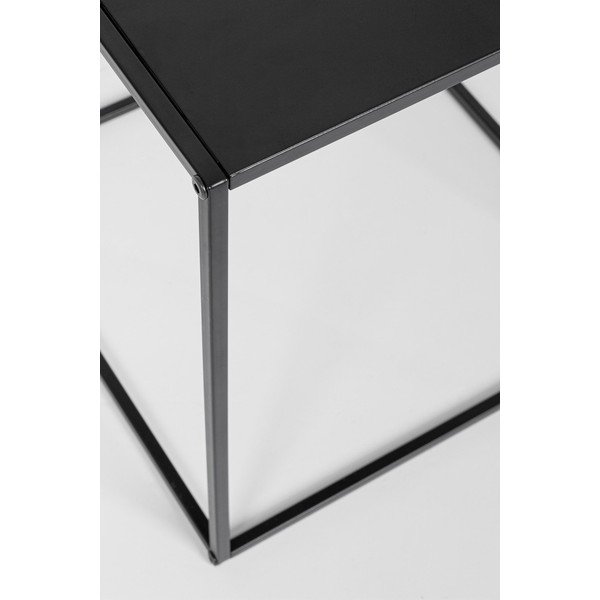 Čierne kovové konferenčné stolíky v súprave 2 ks 38x38 cm Alrik – Yes Everyday-image-4