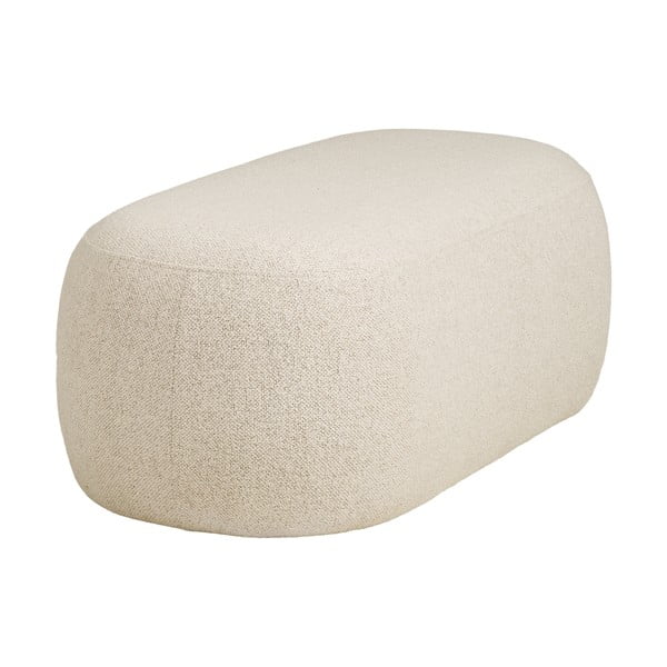 Béžová lavica z textílie buklé Blossomville – House Nordic-image-3