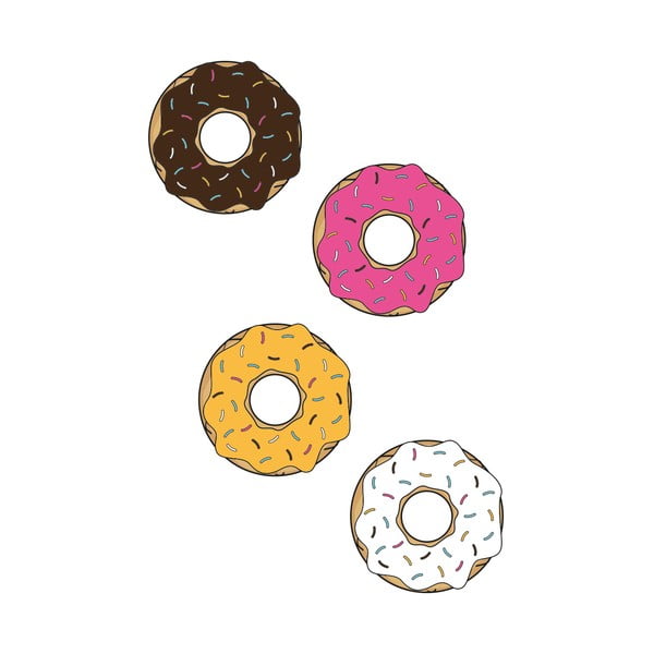 Samolepka na stenu Donuts-image-1