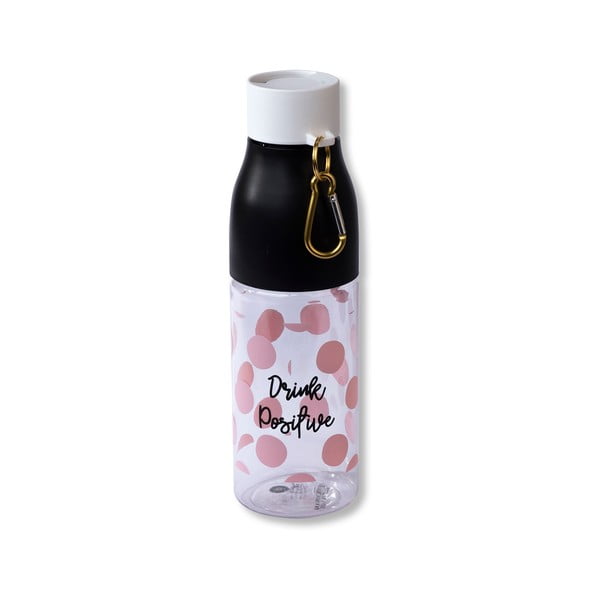 Ružová fľaša s karabínou Tri-Coastal Design, 750 ml